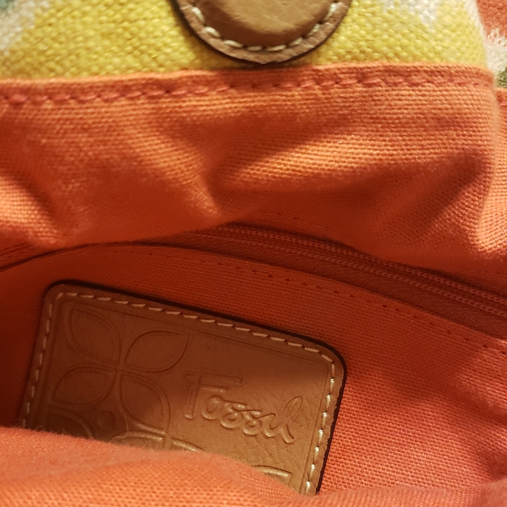 Fossil canvas handbag/shoulder bag. - Picture 8 of 8
